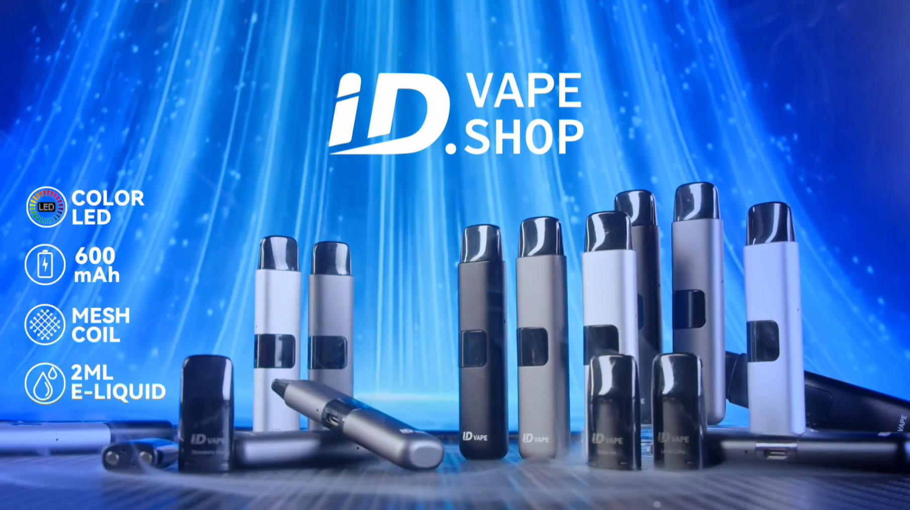 ID VAPE 1st Gen Closed Pod Starter Kit, Leak-Resistant and Refill-Free 7