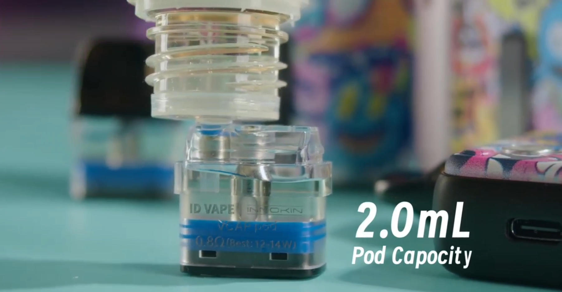 ID VAPE x OKINO V BOX — набор с открытой заправляемой POD-системой и мягкой затяжкой 4
