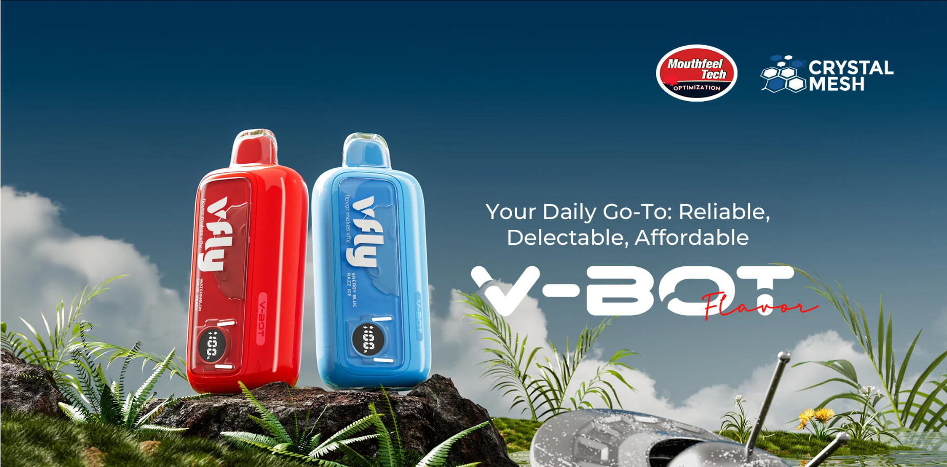 VFLY V-BOT 40000 puffs 20 mg high concentration version disposable e-cigarette 5