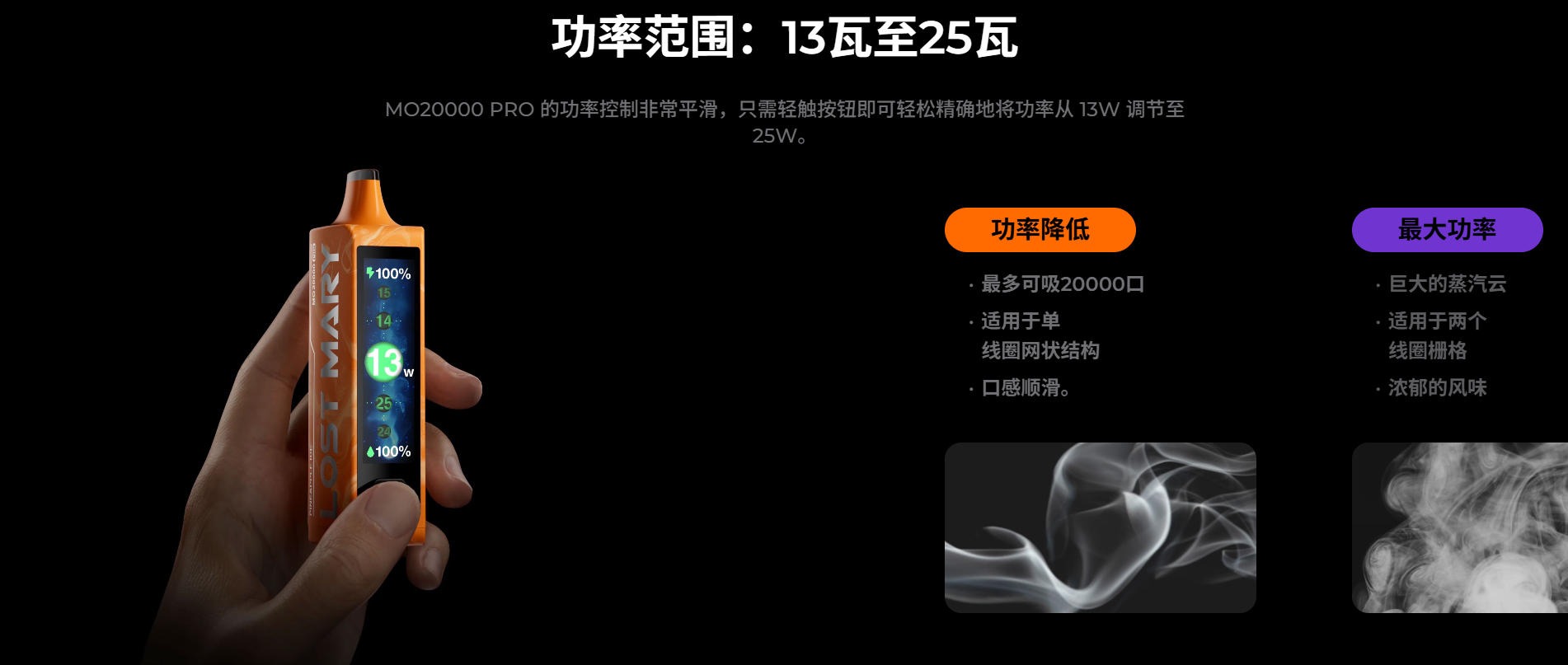 LOST MARY MO 20000 PRO 20,000-Puff 20 mg Disposable Vape — Russian Version 8