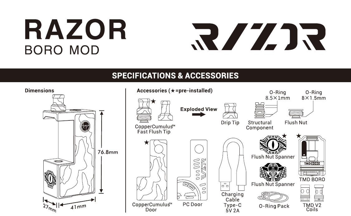 Bruce Razor AIO Refillable Vape 9
