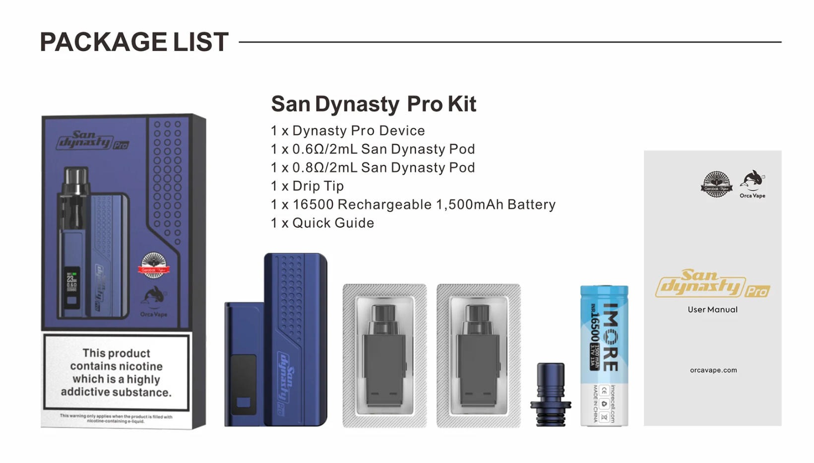 ORCA VAPE San Dynasty PRO Refillable Vape 17