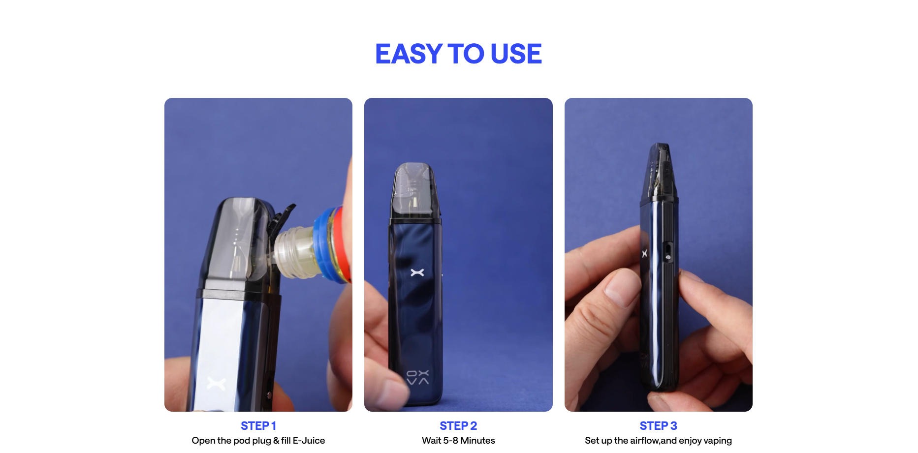 OXVA XLIM GO 2 — оригинальная открытая заправляемая POD-система 12
