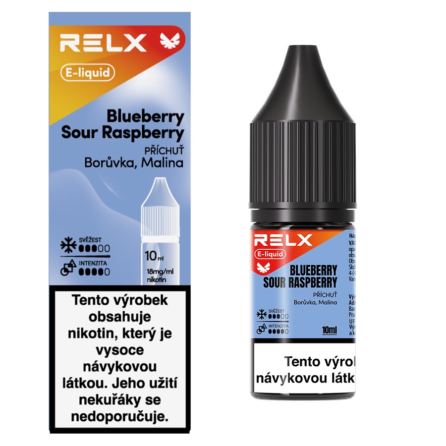 RELX — оригинальная солевая жидкость 10 мл, 18 мг, чешская версия 2