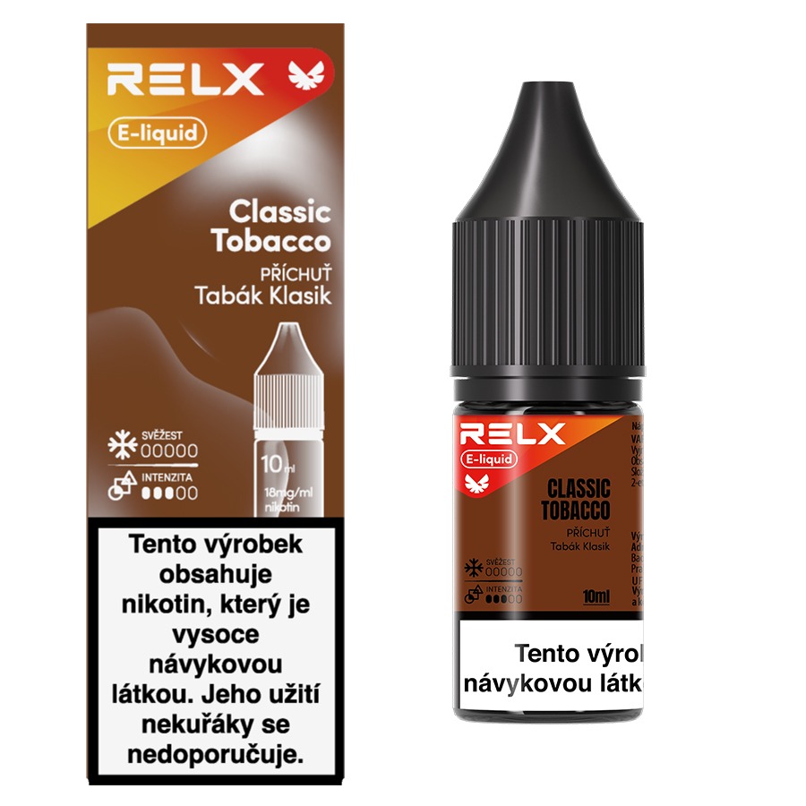 RELX — оригинальная солевая жидкость 10 мл, 18 мг, чешская версия 3