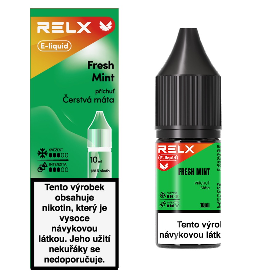 RELX — оригинальная солевая жидкость 10 мл, 18 мг, чешская версия 6