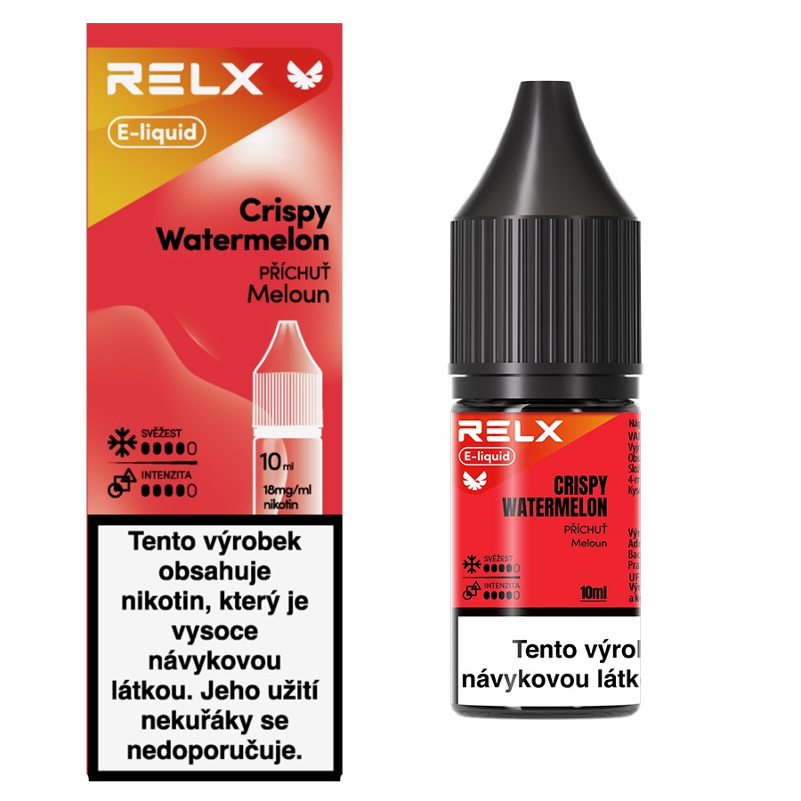 RELX — оригинальная солевая жидкость 10 мл, 18 мг, чешская версия 10