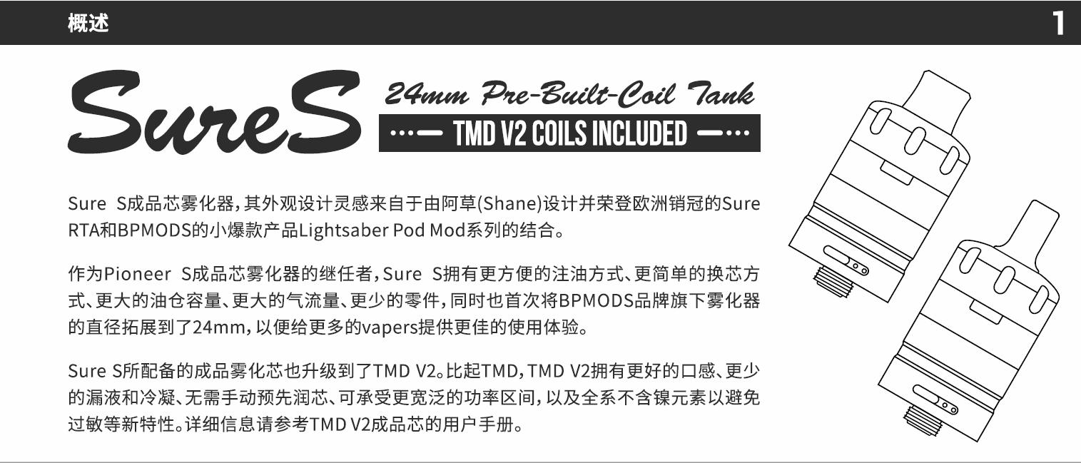 sure s 510 Atomizer with Replaceable Coils 13